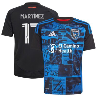 Josef Martinez San Jose Earthquakes Youth 2025 Headliner Replica Player Jersey - Black
