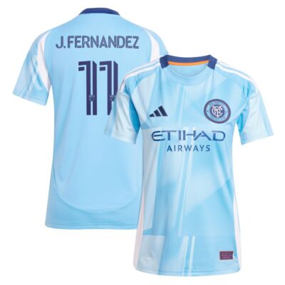 Julian Fernandez New York City FC Women's 2025 The Excelsior Kit Replica Player Jersey - Light Blue