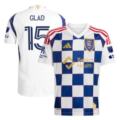 Justen Glad Real Salt Lake 2025 Grid City Player Jersey - White