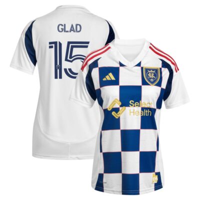 Justen Glad Real Salt Lake Women's 2025 Grid City Replica Player Jersey - White