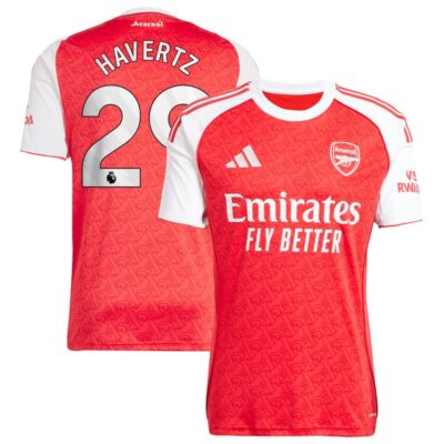 Kai Havertz Arsenal 2025/26 Home Replica Player Jersey - Red
