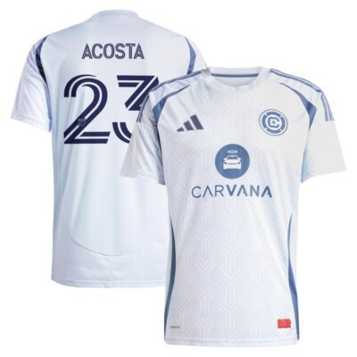 Kellyn Acosta Chicago Fire 2025 The Municipal Kit Replica Player Jersey - Light Blue