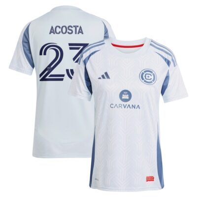 Kellyn Acosta Chicago Fire Women's 2025 The Municipal Kit Replica Player Jersey - Light Blue
