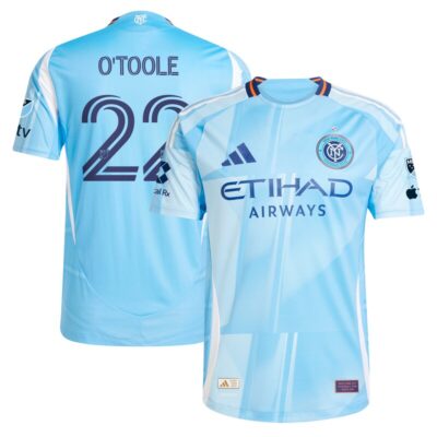 Kevin O'Toole New York City FC 2025 The Excelsior Kit Player Jersey - Light Blue