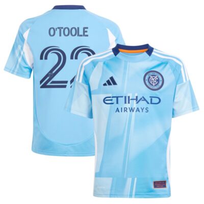 Kevin O'Toole New York City FC Youth 2025 The Excelsior Kit Replica Player Jersey - Light Blue