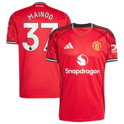 Kobbie Mainoo Manchester United Home 2025/26 Replica Player Jersey - Red