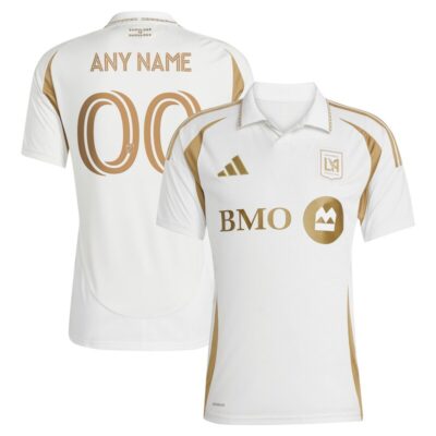 LAFC 2025 Secondary Replica Custom Jersey - White