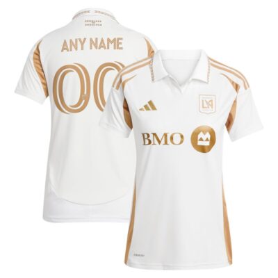 LAFC Women's 2025 Secondary Replica Custom Jersey - White