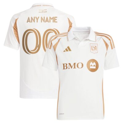 LAFC Youth 2025 Secondary Replica Custom Jersey - White