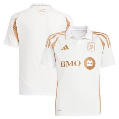 LAFC Youth 2025 Secondary Replica Jersey - White