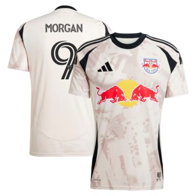 Lewis Morgan New York Red Bulls 2025 Stone Kit Replica Player Jersey - Tan