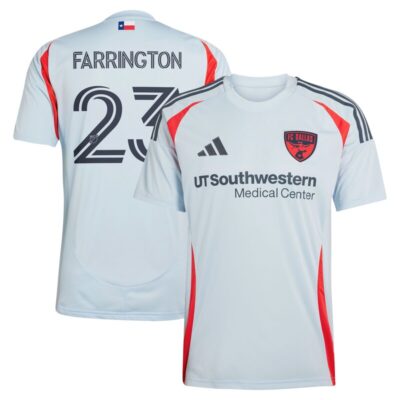 Logan Farrington FC Dallas 2025 The Inferno Kit Replica Player Jersey - Light Blue