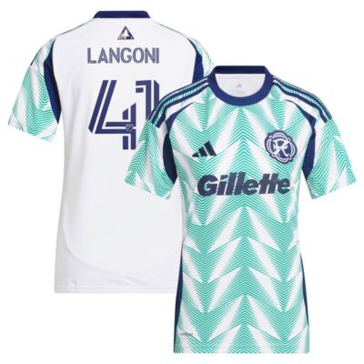 Luca Langoni New England Revolution Women's 2025 Eastern White Pine x Flag of New England Replica Player Jersey - White