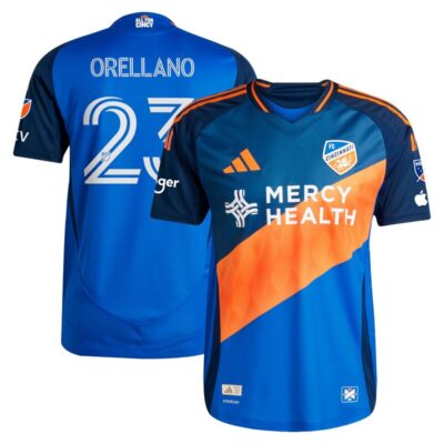 Luca Orellano FC Cincinnati 2025 Orange and Blue Legacy Kit Player Jersey - Blue