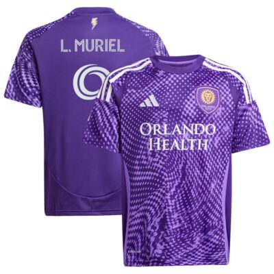 Luis Muriel Orlando City SC Youth 2025 Perfect Storm Replica Player Jersey - Purple