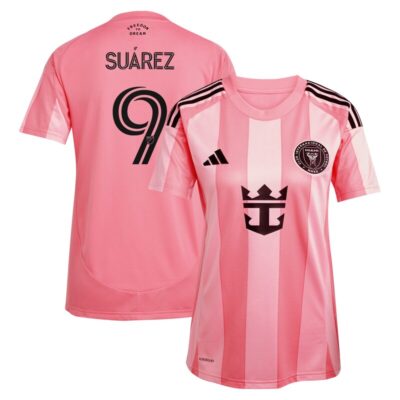 Luis Suarez Inter Miami CF Women's 2025 Euforia Replica Player Jersey - Light Pink