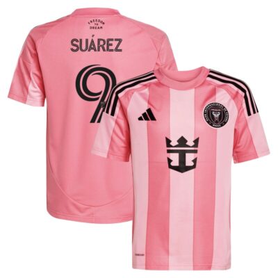 Luis Suarez Inter Miami CF Youth 2025 Euforia Replica Player Jersey - Light Pink