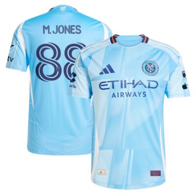 Malachi Jones New York City FC 2025 The Excelsior Kit Player Jersey - Light Blue
