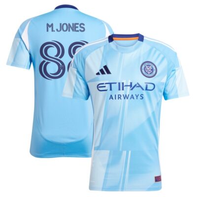 Malachi Jones New York City FC 2025 The Excelsior Kit Replica Player Jersey - Light Blue