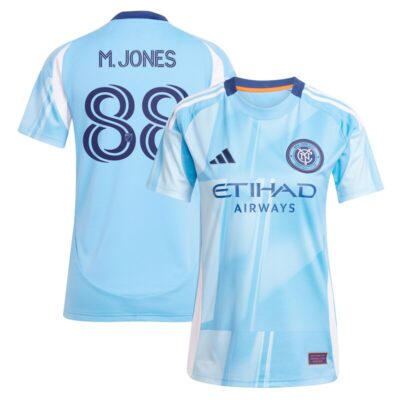 Malachi Jones New York City FC Women's 2025 The Excelsior Kit Replica Player Jersey - Light Blue