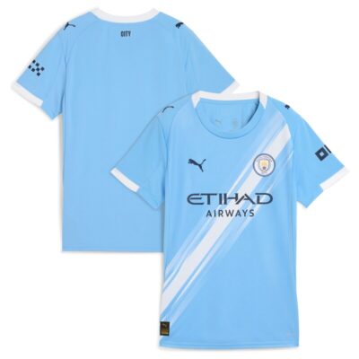 Manchester City Women's 2025/26 Home Replica Jersey - Sky Blue
