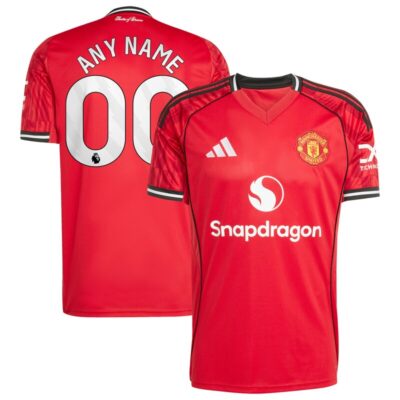 Manchester United Home 2025/26 Custom Replica Jersey - Red