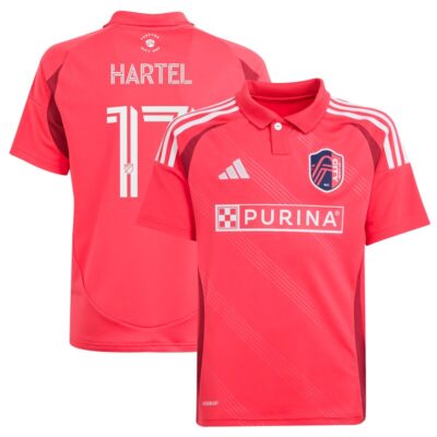 Marcel Hartel St. Louis City SC Youth 2025 Forever CITY Red Replica Player Jersey - Red