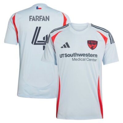 Marco Farfan FC Dallas 2025 The Inferno Kit Replica Player Jersey - Light Blue