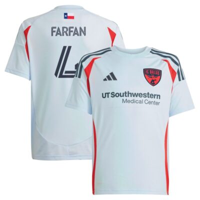 Marco Farfan FC Dallas Youth 2025 The Inferno Kit Replica Player Jersey - Light Blue