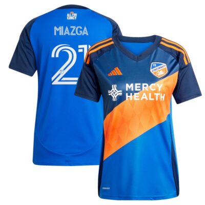 Matt Miazga FC Cincinnati Women's 2025 Orange and Blue Legacy Kit Replica Player Jersey - Blue
