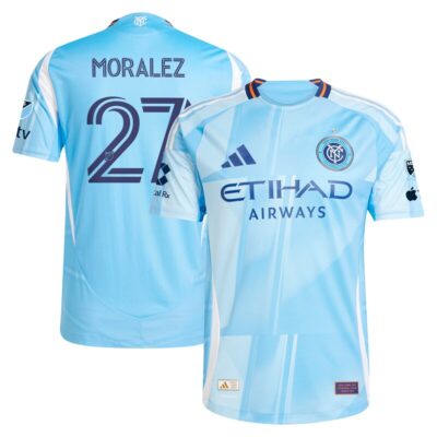 Maximiliano Moralez New York City FC 2025 The Excelsior Kit Player Jersey - Light Blue
