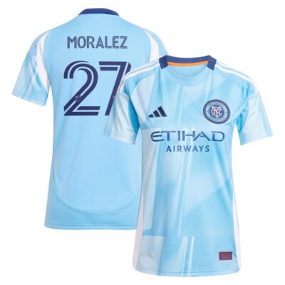 Maximiliano Moralez New York City FC Women's 2025 The Excelsior Kit Replica Player Jersey - Light Blue