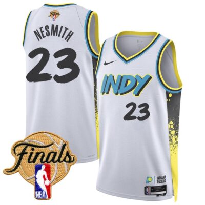 Men's Indiana Pacers 2025 Finals Swingman Jersey Stitched 24/25 City Aaron Nesmith