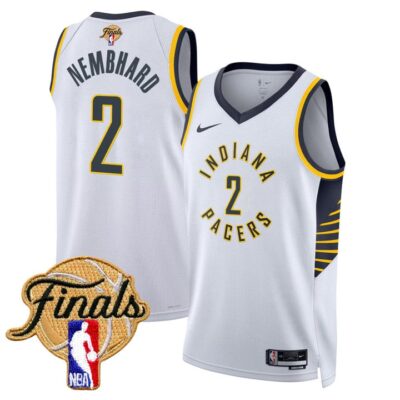 Men's Indiana Pacers 2025 Finals Swingman Jersey Stitched Association Andrew Nembhard