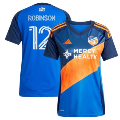 Miles Robinson FC Cincinnati Women's 2025 Orange and Blue Legacy Kit Replica Player Jersey - Blue