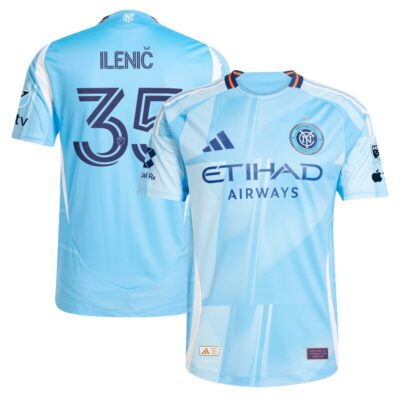 Mitja Ilenic New York City FC 2025 The Excelsior Kit Player Jersey - Light Blue
