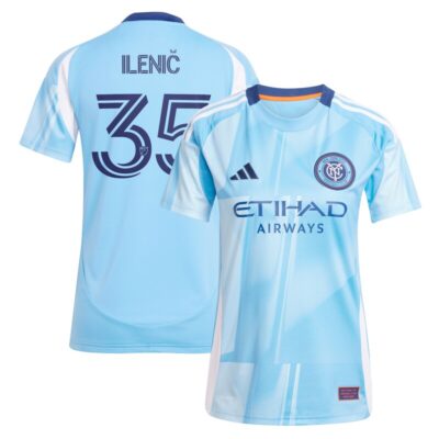Mitja Ilenic New York City FC Women's 2025 The Excelsior Kit Replica Player Jersey - Light Blue