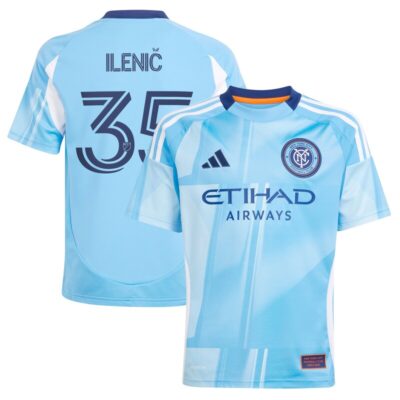Mitja Ilenic New York City FC Youth 2025 The Excelsior Kit Replica Player Jersey - Light Blue