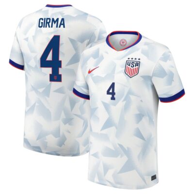 Naomi Girma USWNT 2025 Home Replica Player Jersey - White