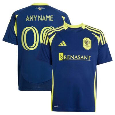 Nashville SC Youth 2025 The Heart of Nashville Kit Replica Custom Jersey - Navy