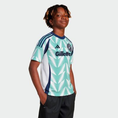 New England Revolution Youth 2025 Eastern White Pine x Flag of New England Replica Jersey - White
