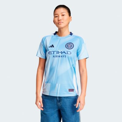 New York City FC Women's 2025 The Excelsior Kit Replica Jersey - Light Blue