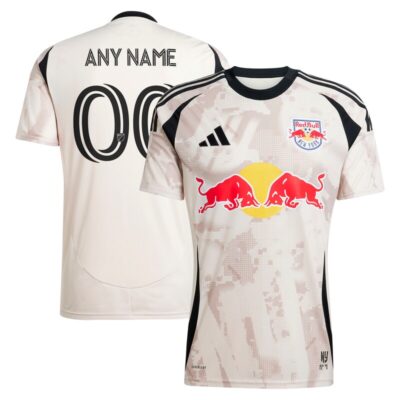 New York Red Bulls 2025 Stone Kit Replica Custom Jersey - Tan