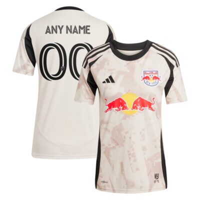 New York Red Bulls Women's 2025 Stone Kit Replica Custom Jersey - Tan