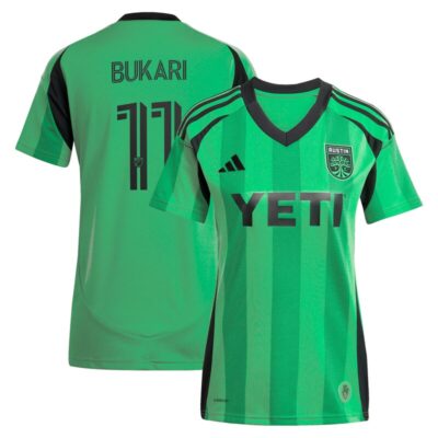 Osman Bukari Austin FC Youth 2025 The Heartbeat Kit Replica Player Jersey - Green