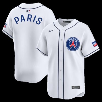 Paris Saint-Germain 2025 Soccer x MLB Limited Jersey - White
