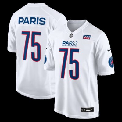 Paris Saint-Germain 2025 Soccer x NFL Game Jersey - White