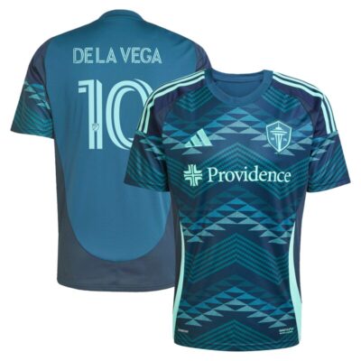 Pedro de la Vega Seattle Sounders FC 2025 The Salish Sea Kit Replica Player Jersey - Blue