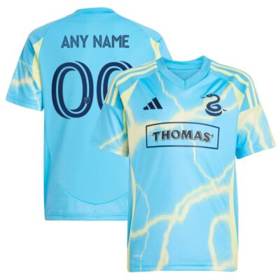 Philadelphia Union Youth 2025 The Voltage Kit Replica Custom Jersey - Blue