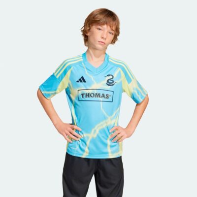 Philadelphia Union Youth 2025 The Voltage Kit Replica Jersey - Blue